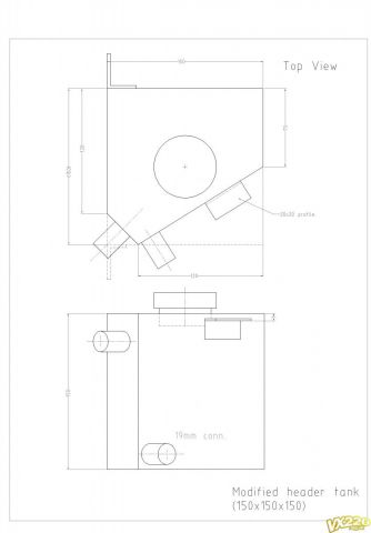 header tank dimensions