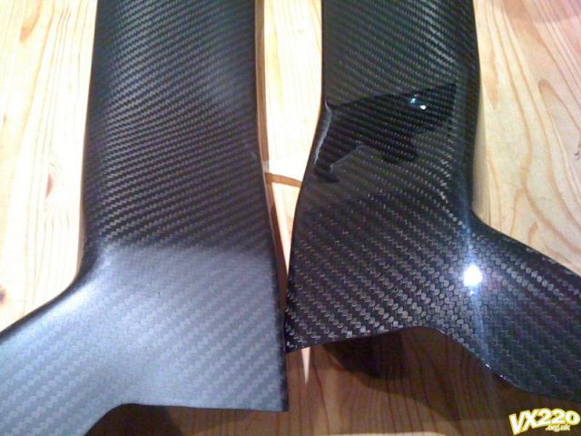 Carbon Fibre Sills Matte v Gloss