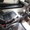 Leather covered centre console