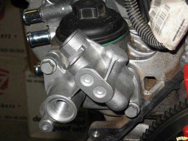 modified oil cooler adapter