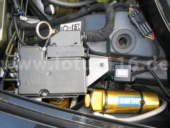 ABS line filter fitted near to the ABS ECU