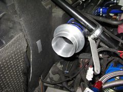 Engine build-up 2012: self-made funnel/adapter