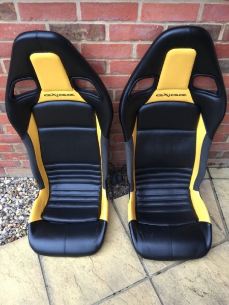 Exige motorspport seats (for sale)