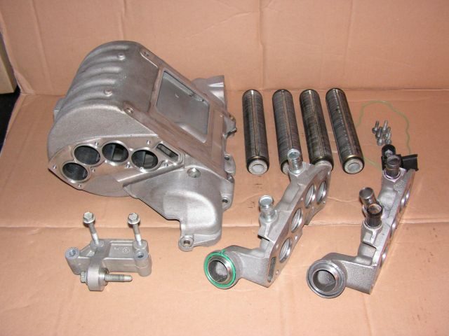 SC intake manifold disassembled