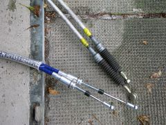 Stock and aftermarket gearshift cables