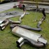 exhaust milteck 2.5"  beside full 3" system