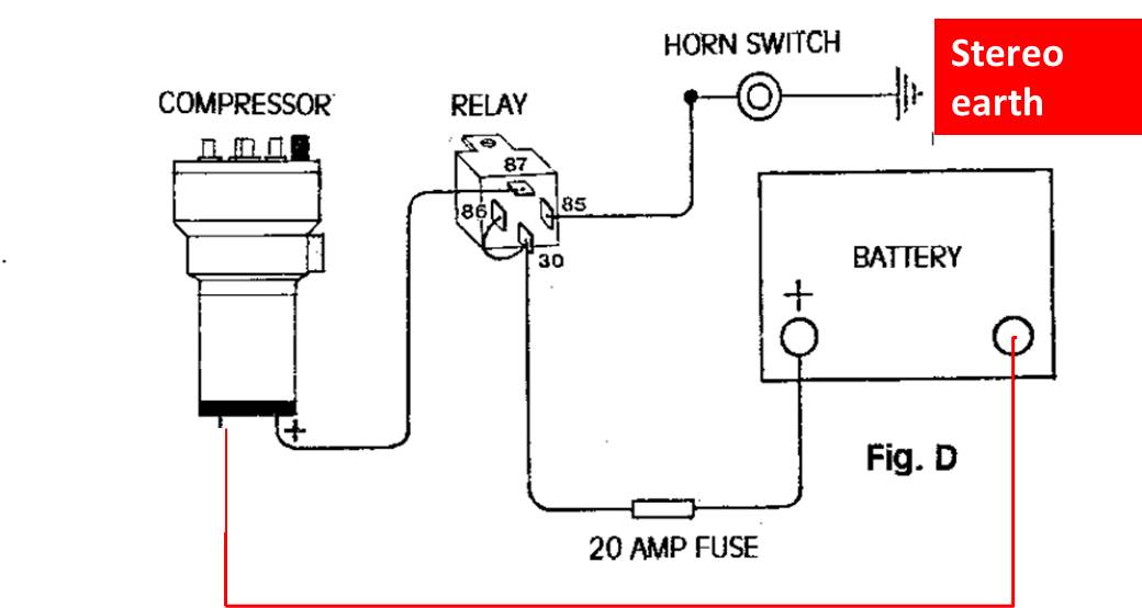 12v horn wiring diagram